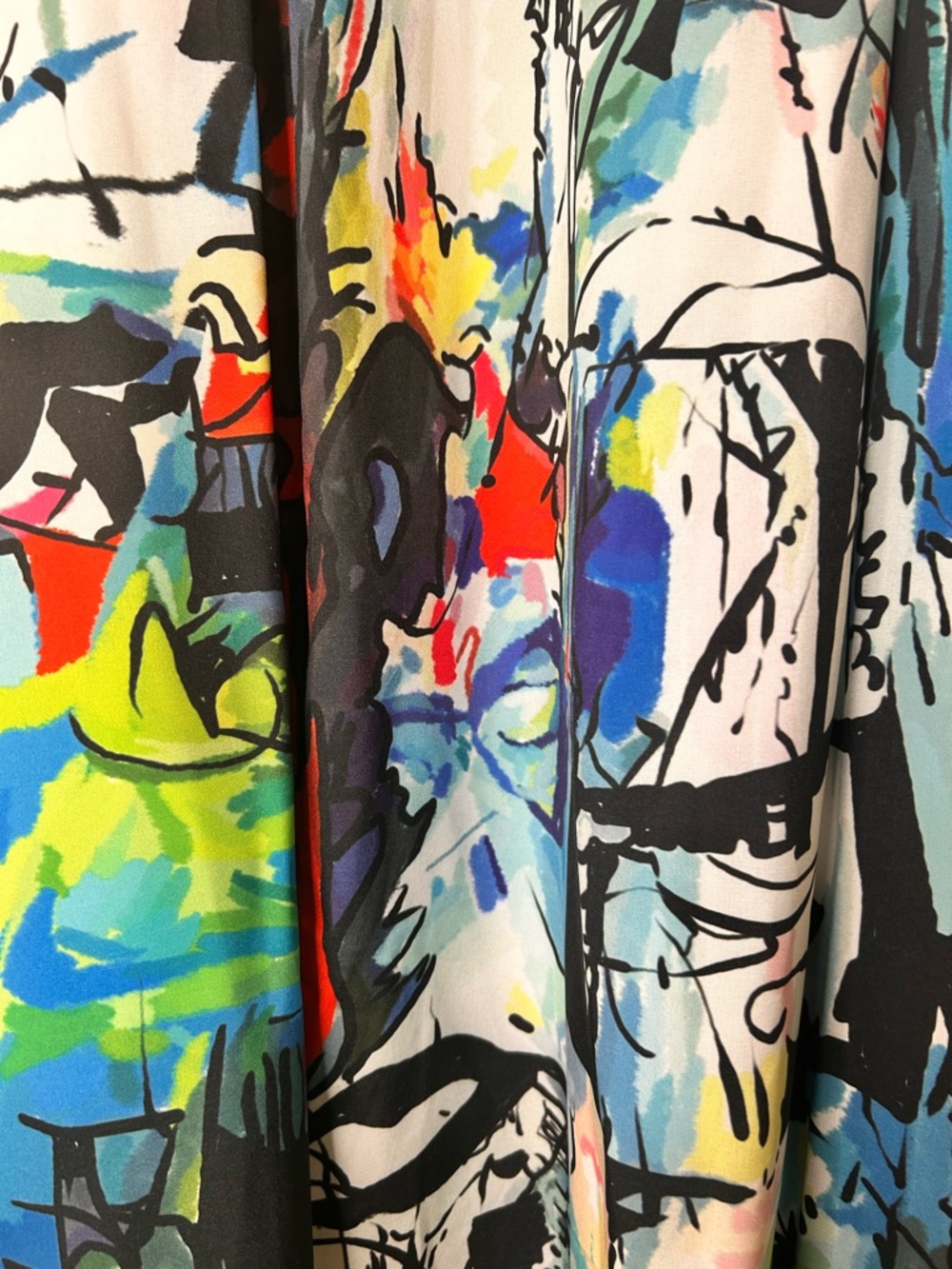 Sucrefas Multicolored Abstract Sleeveless Dress - Size Medium - Picture 10 of 14